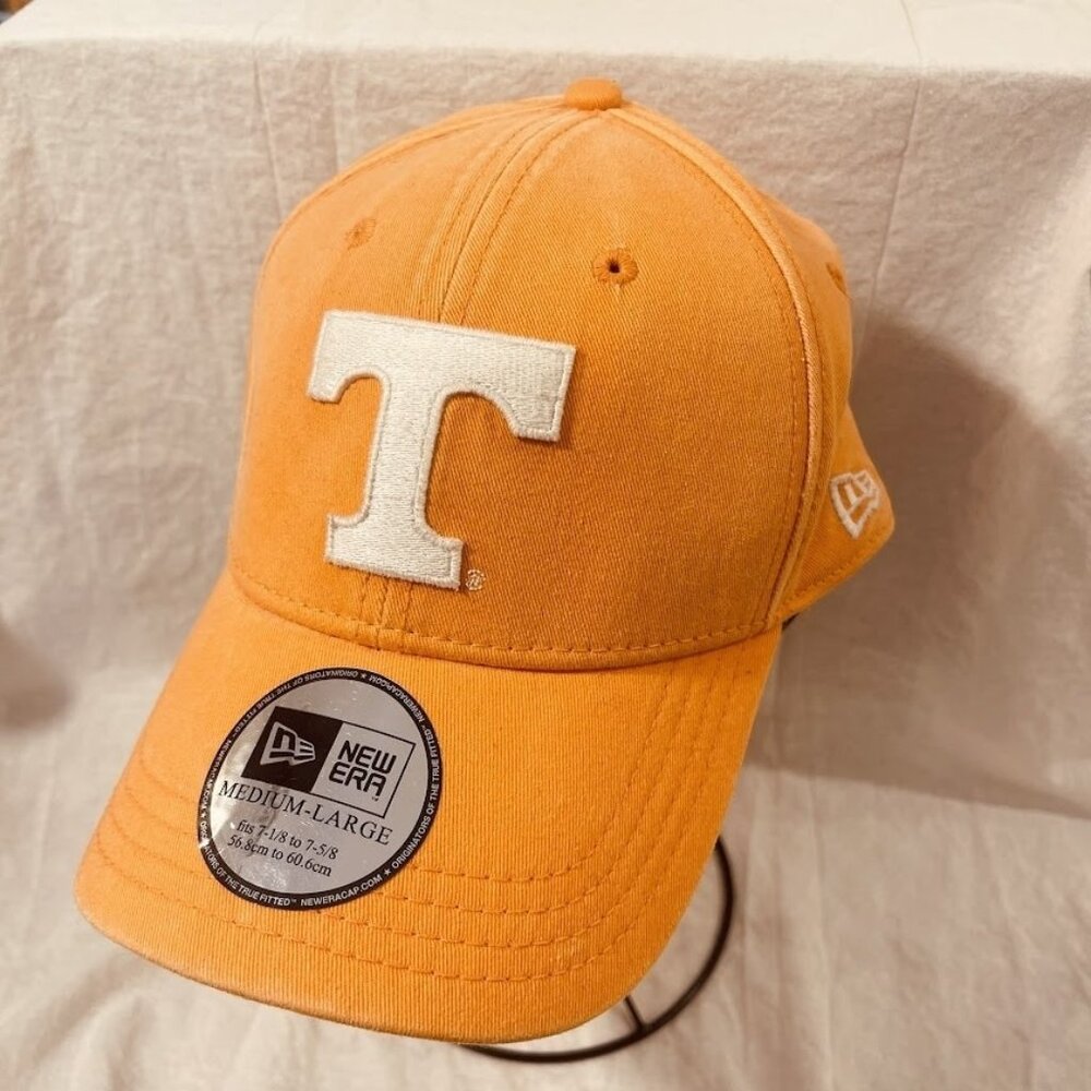 Tennessee Volunteers Hat Cap Fitted Mens Large Orange NCAA Football New Era Vols